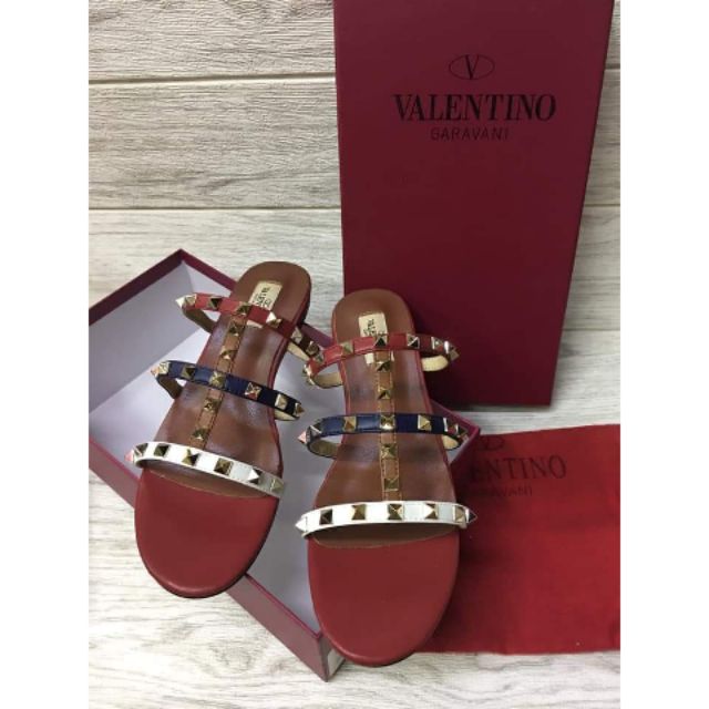 Valentino multicolor hot sale rockstud sandals