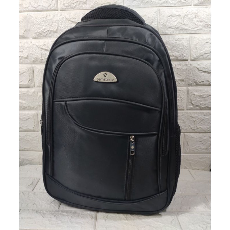 LSTAR Samsonite Classic Waterproof Large Plain Backpack 8502 Shopee