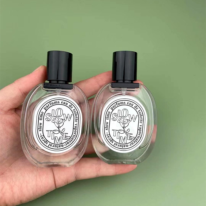 30ml Transparent/Black/Frosted Empty Perfume Bottle High-grade Sub-bottling  Glass Spray Bottles Travel Size Containers Portable Large Capacity