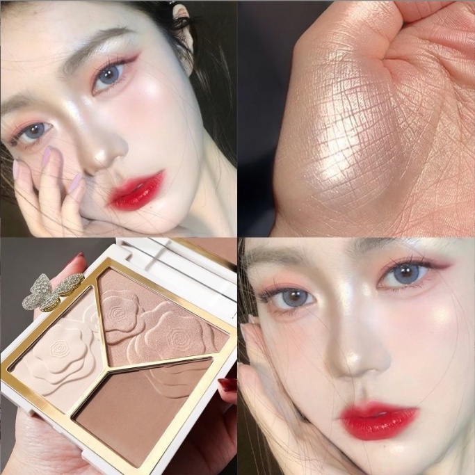 Red Disc Highlight Repairing and Brightening Complexion Natural Stage Make-Up