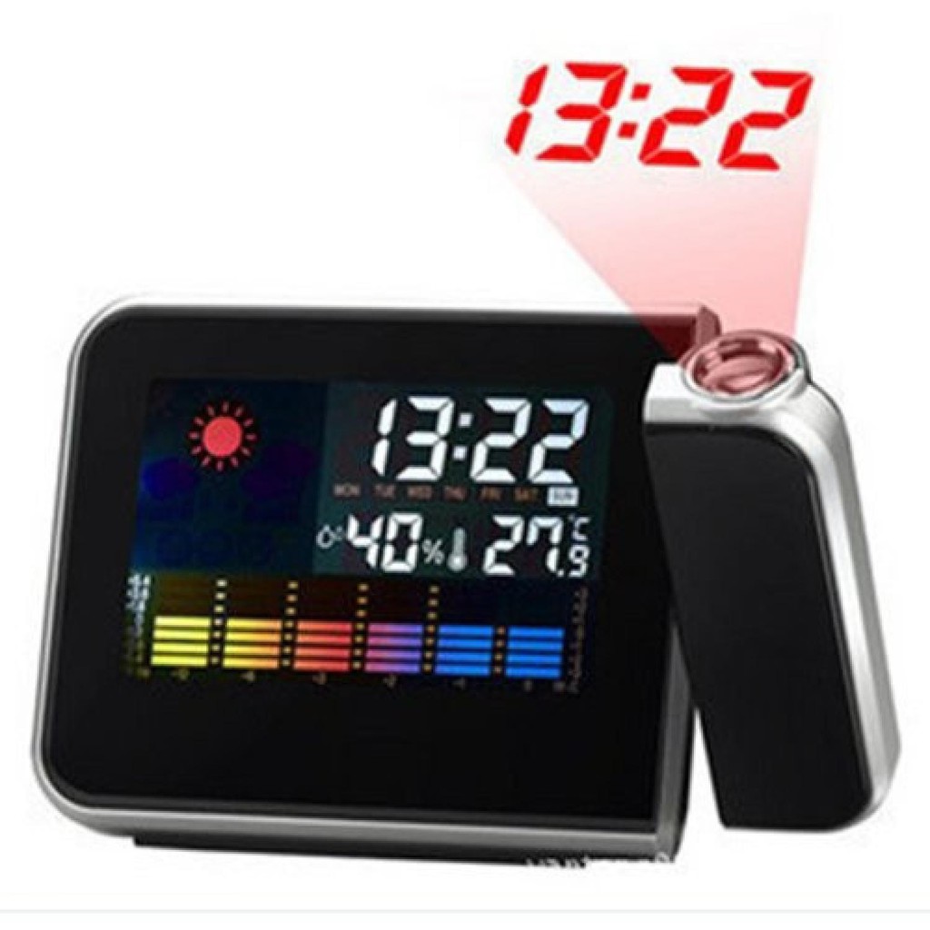 Digital Projector Clock Weather Indicator / Digital LED Light Weather ...