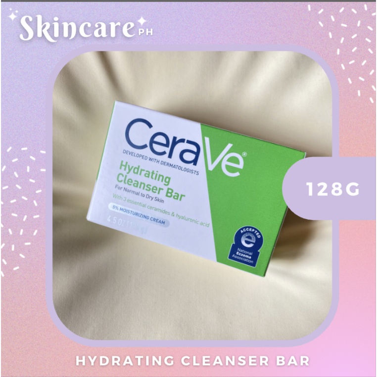 [dented box] Cerave Hydrating Cleanser Bar 128g | Shopee Philippines