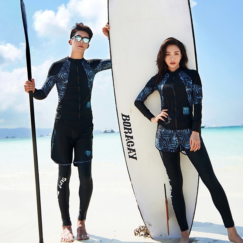 Men Swimwear Set Beach Surf Suit