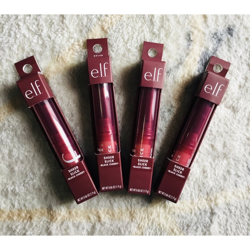 ELF Sheer Slick Lipstick Black Cherry .06 oz. (1.9g) | Shopee Philippines