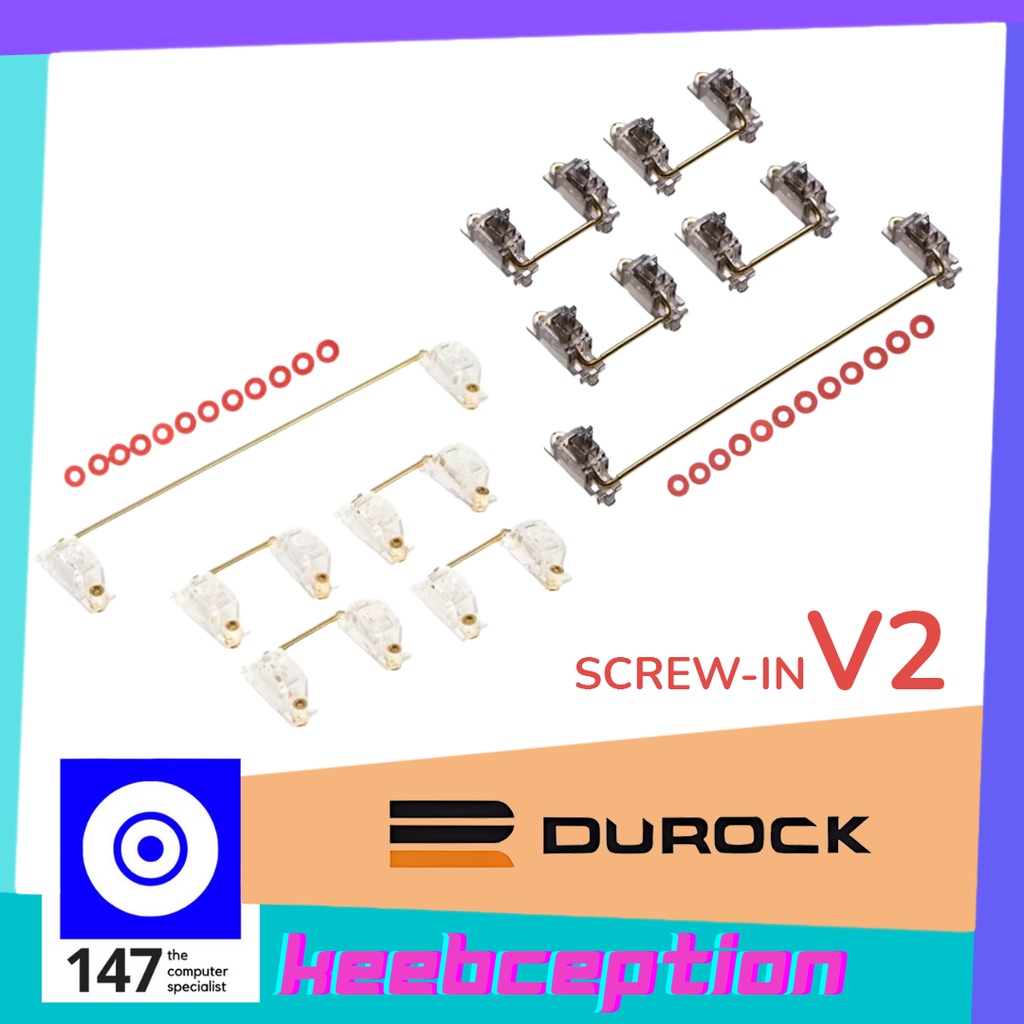 Durock Screwin V2 Stabilizers + Free Accessories Shopee Philippines