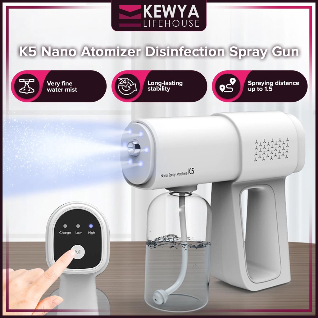 disinfectant solution for nano spray gun Kewya Original Nano Spray Gun ...