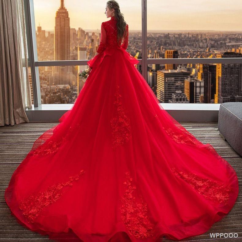 Red gown store for wedding sponsors