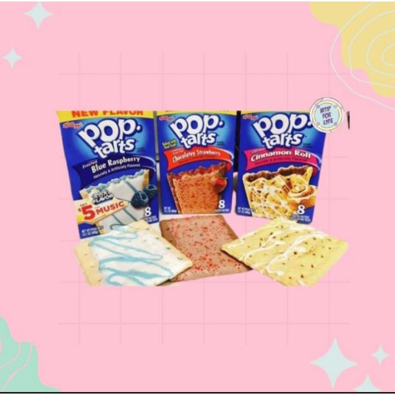 Kelloggs Pop Tarts 16 toaster pastries - Imported Pastry Contains 16 ...