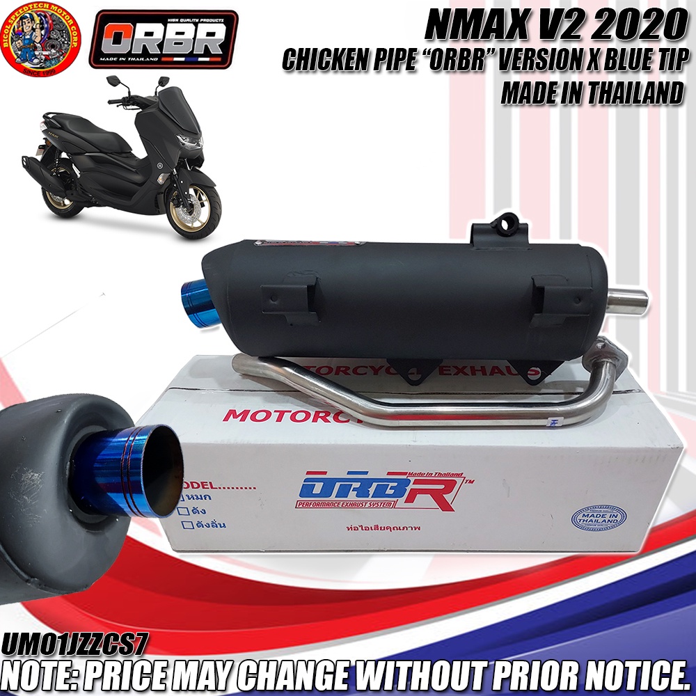 Nmax V2 2020 Aerox V2 Chicken Pipe Orbr Version X Blue Tip Made In Thailand Um01jzzcs7 1616