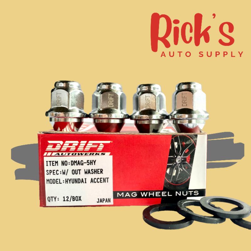 Drift Lug Nuts / Mag Wheel Nuts for Hyundai Accent Shopee Philippines