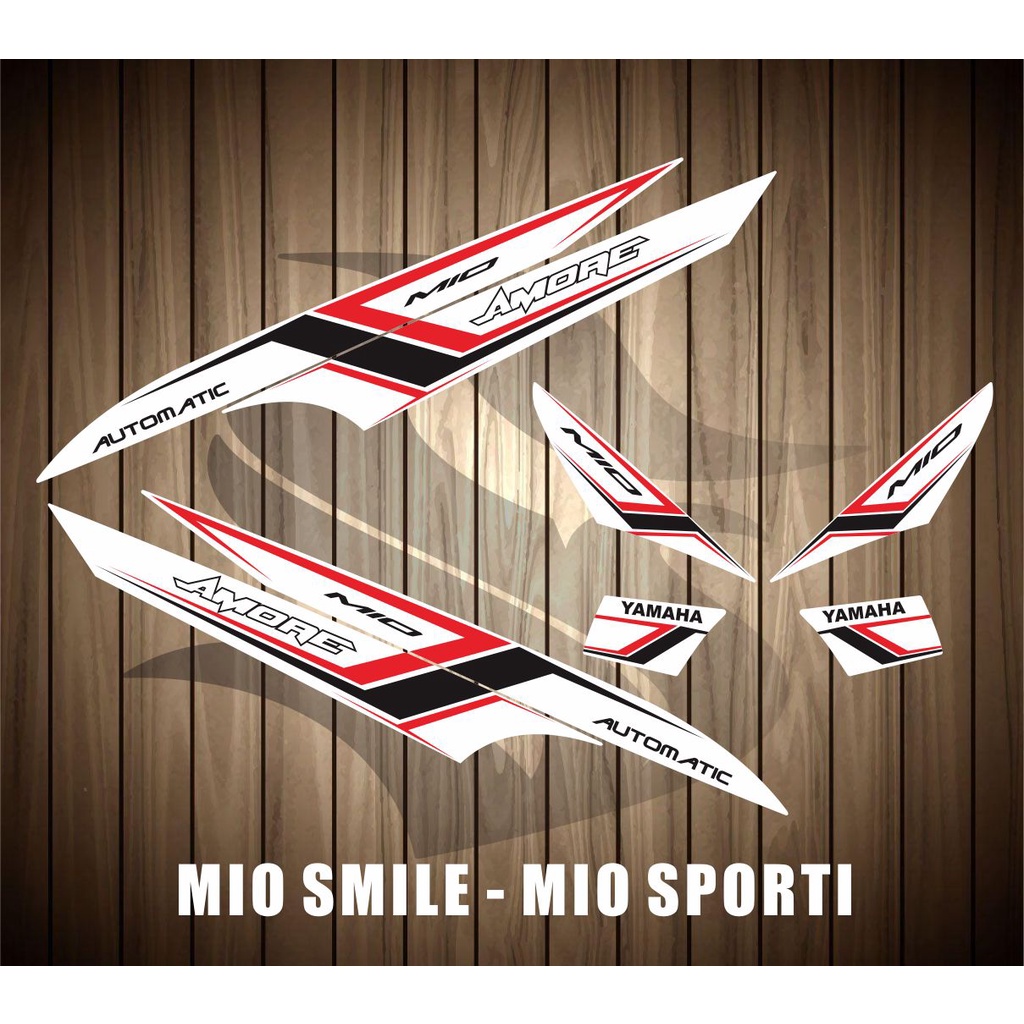Lis MOTIF/ART CUSTOM Variation YAMAHA MIO SPORTY STICKER/STRIPING ...