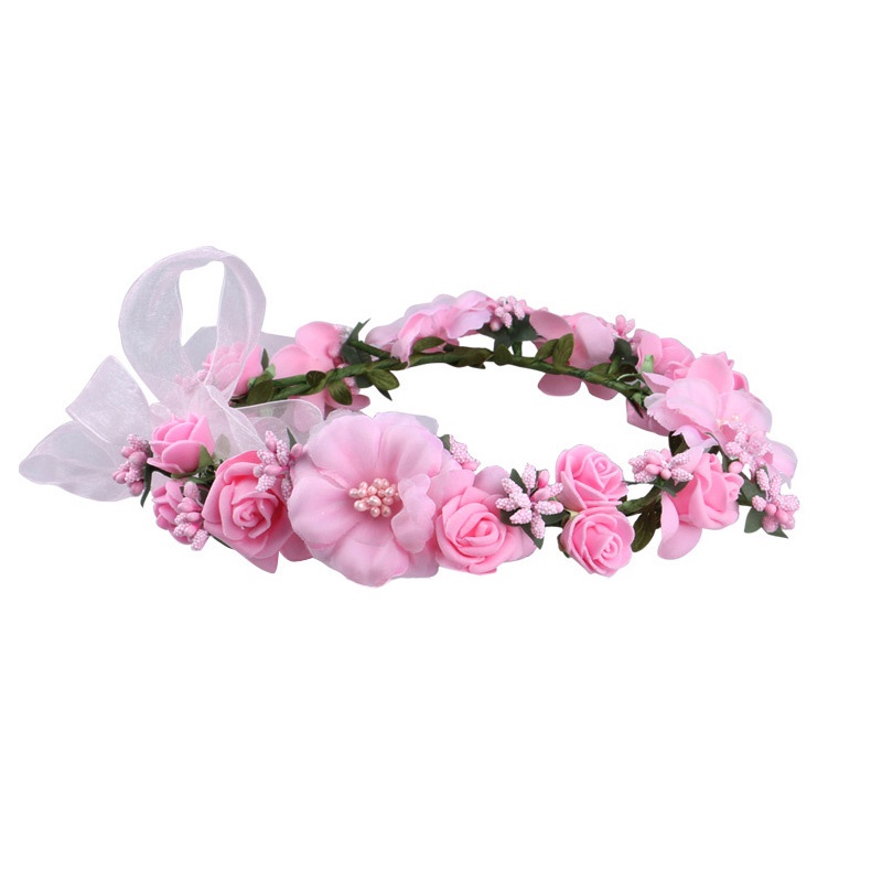 【Same day shipment】Women Headband Floral Flowers Wedding Garland Hair