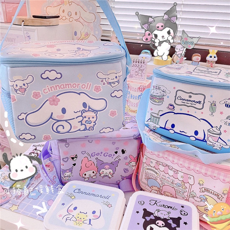 Kawaii Sanrios Cinnamonroll Kuromi My Melody KT cat Cartoon Picnic ...