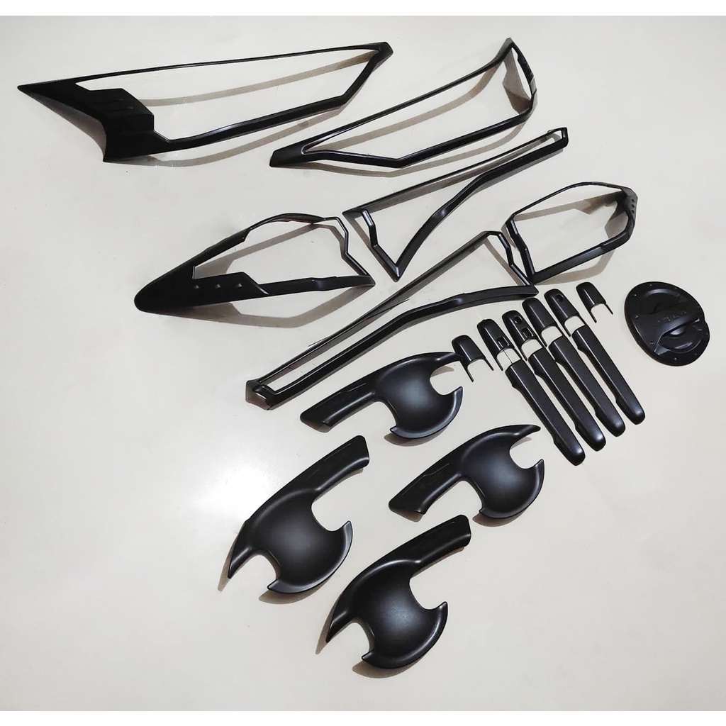 Toyota Veloz 2022 - 2023 Combo Set Garnish Matte black | Shopee Philippines
