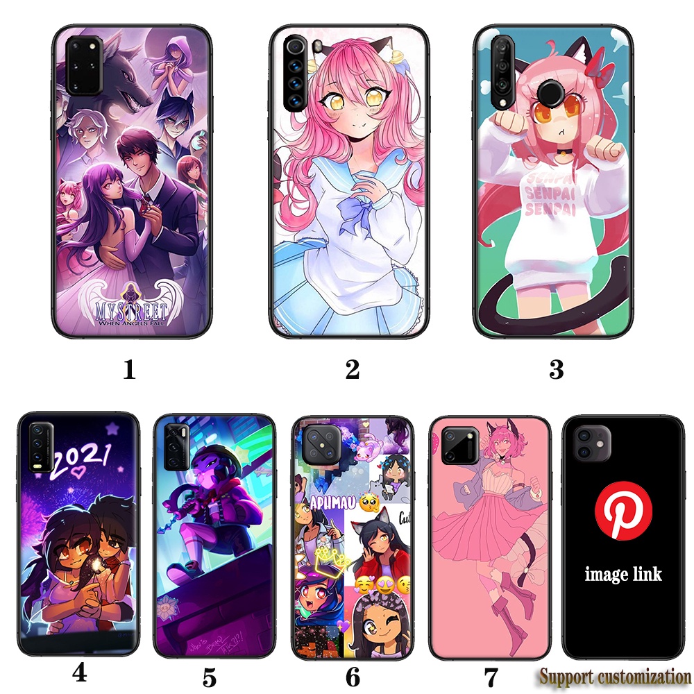 Realme C17 C2 C3 C11 C12 C15 aphmau kawaii chan Soft phone case can be  customized | Shopee Philippines