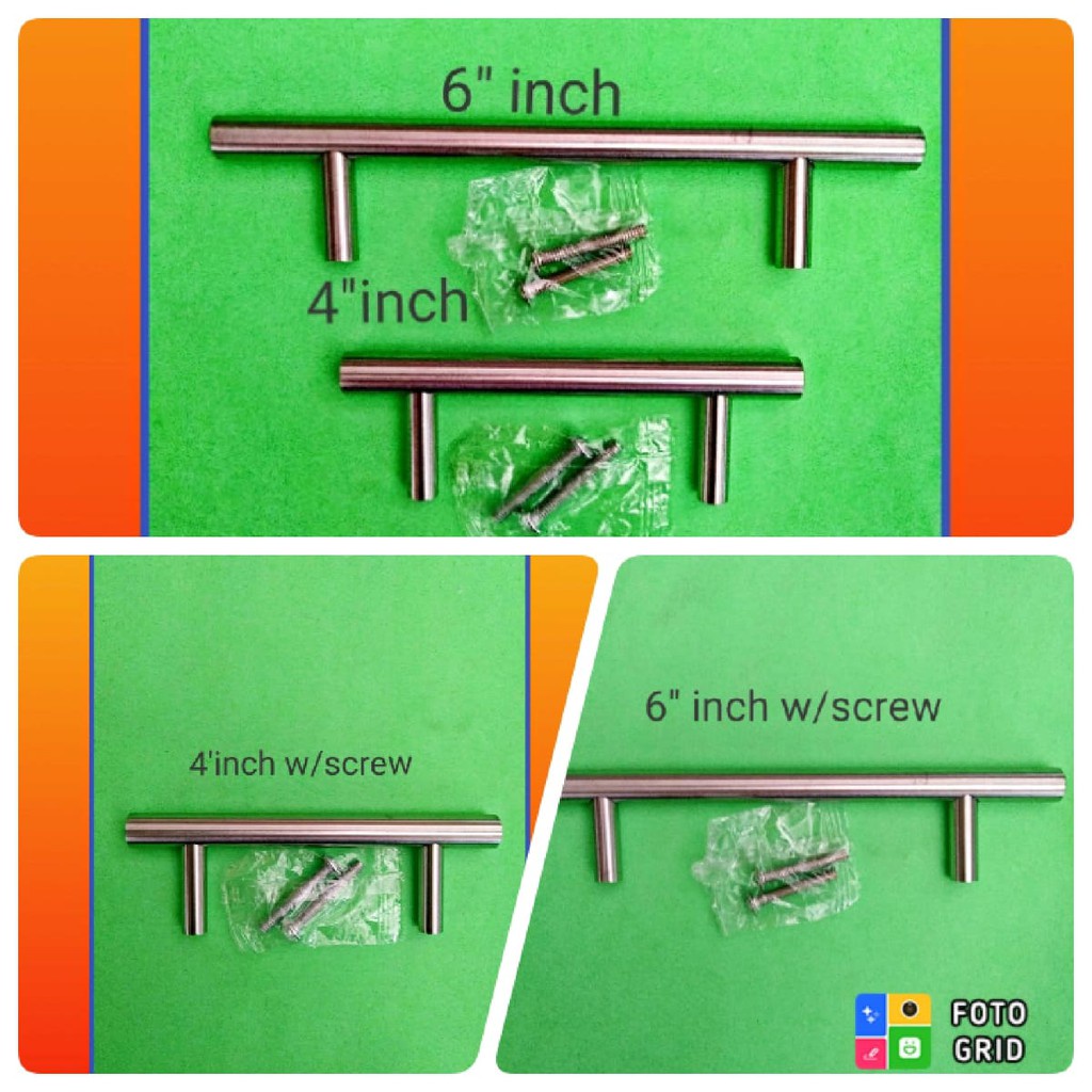 Best Steel Solid Drawer TBar Handle (HIGH QALITY) Shopee
