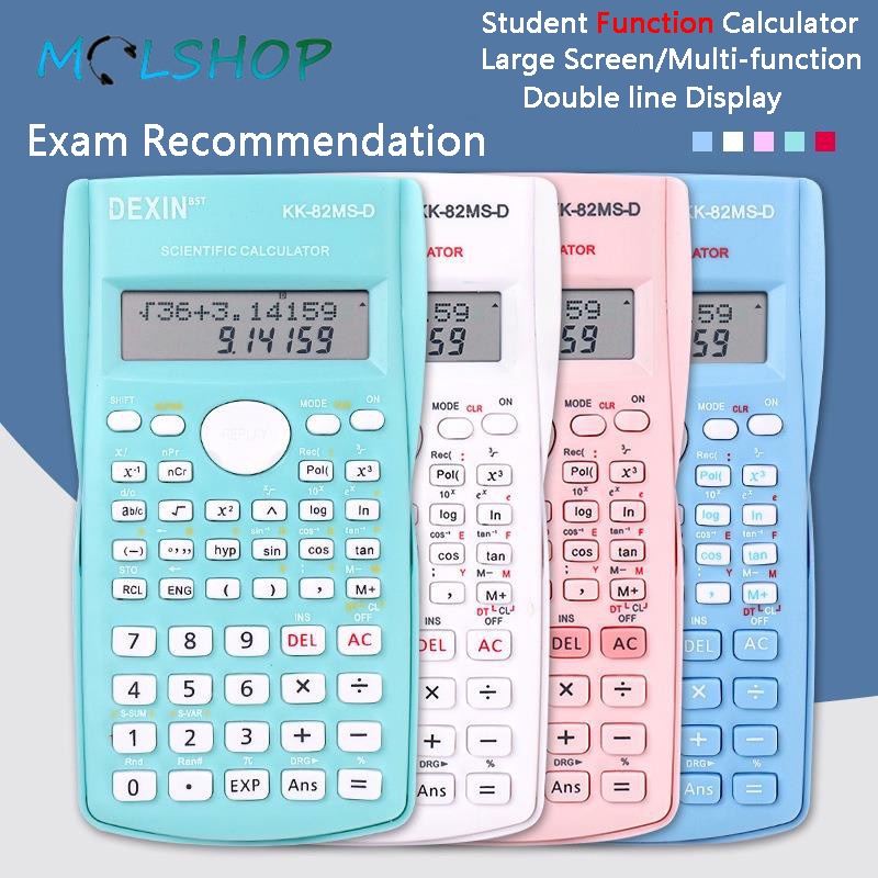 Student Calculator 12 Digits Display Portable DEXIN Scientific