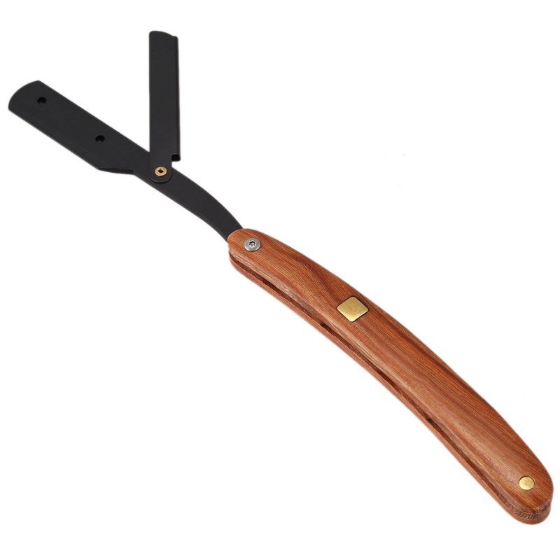 [NEW PRODUCT]Stainless Steel Straight Edge Razor Folding Shaver Barber ...