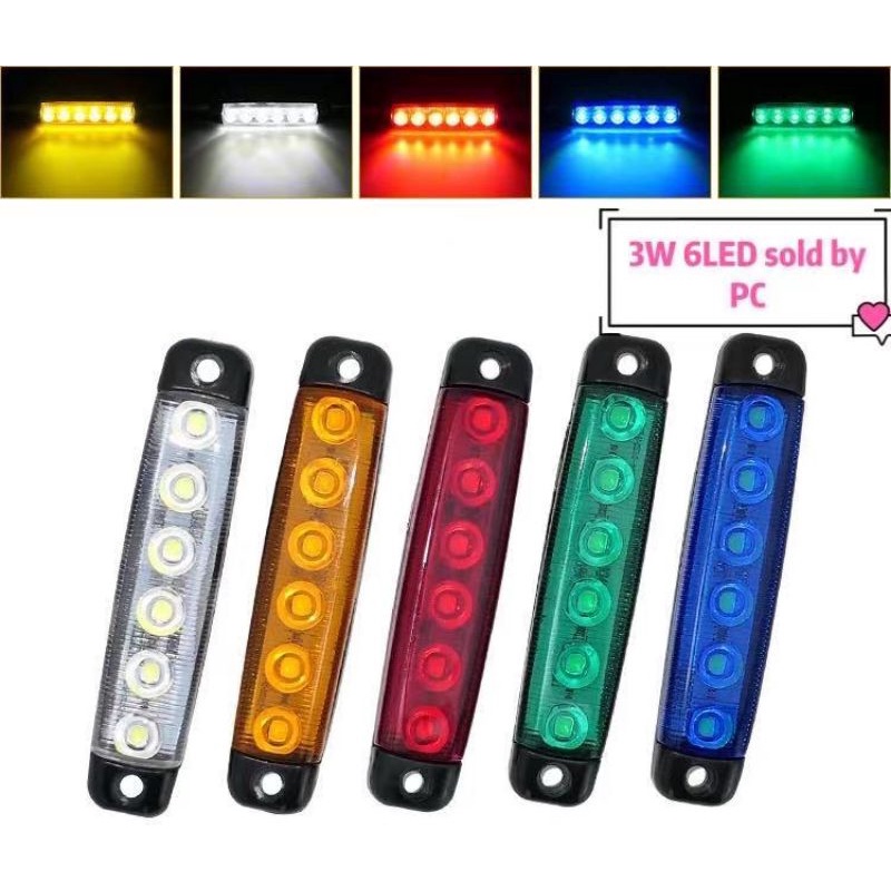 Dk COD 2pc 24v 12v truck bus car boat side light side marker truck side ...