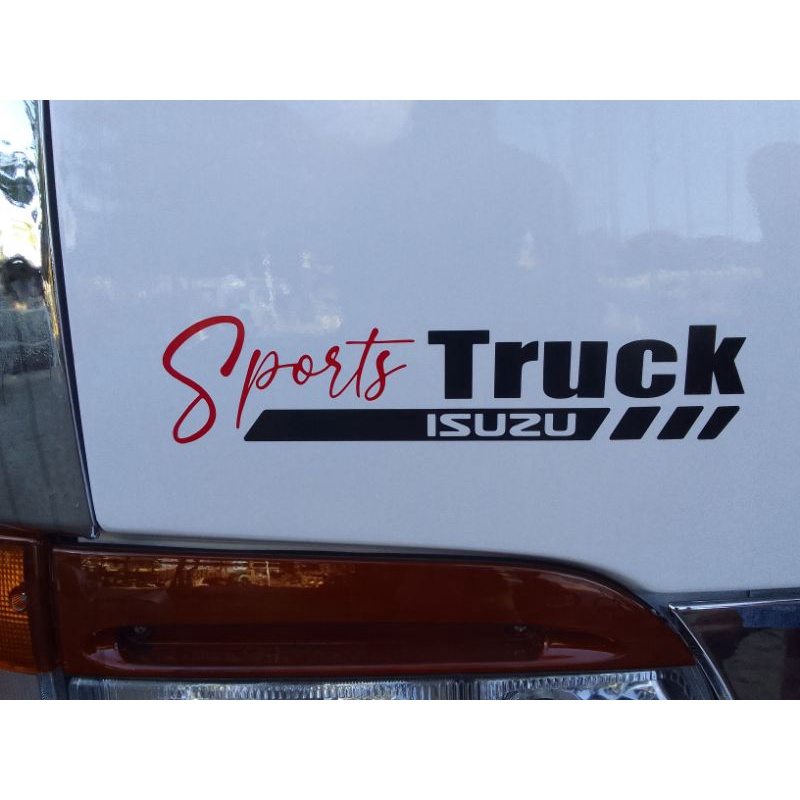 Isuzu Sports Truck decals sticker/decals | Shopee Philippines