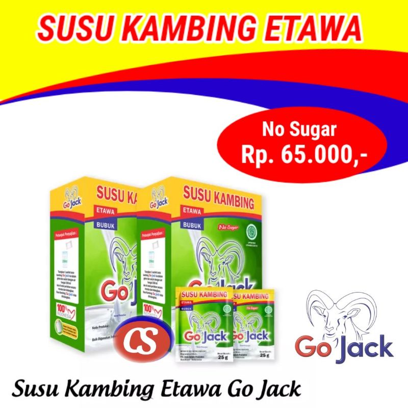 Etawa Goat Milk Powder Without Sugar Special Diabetes Go Jack Jlei