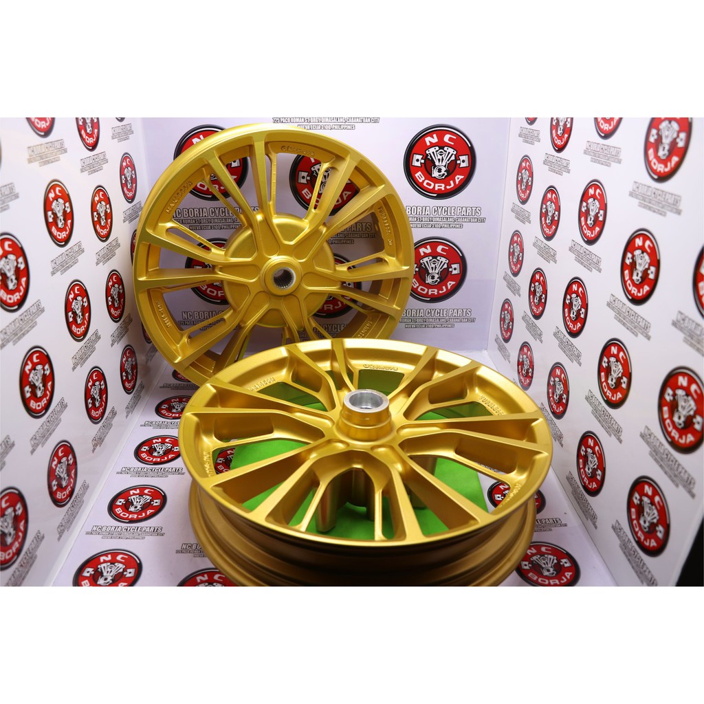MAG WHEELS OKIMURA BLACK HARD ALLOY AEROX V1/V2 | Shopee Philippines