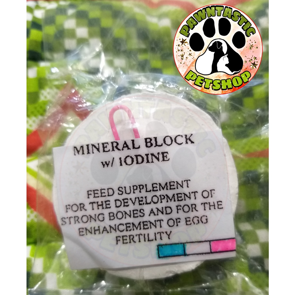 2022Mineral Calcium Block with Iodine for Birds (1pc) Shopee Philippines