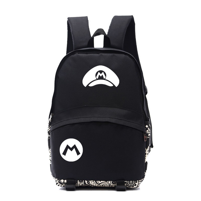 super mario brothers backpack game fans gift backpack schoolbag cartoon