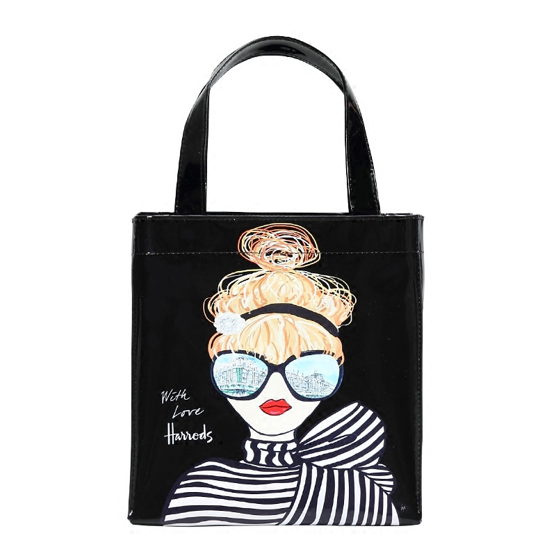 Harrods PVC Shopping Bag Printed Bag Waterproof Shoulder Bag Shopee Philippines