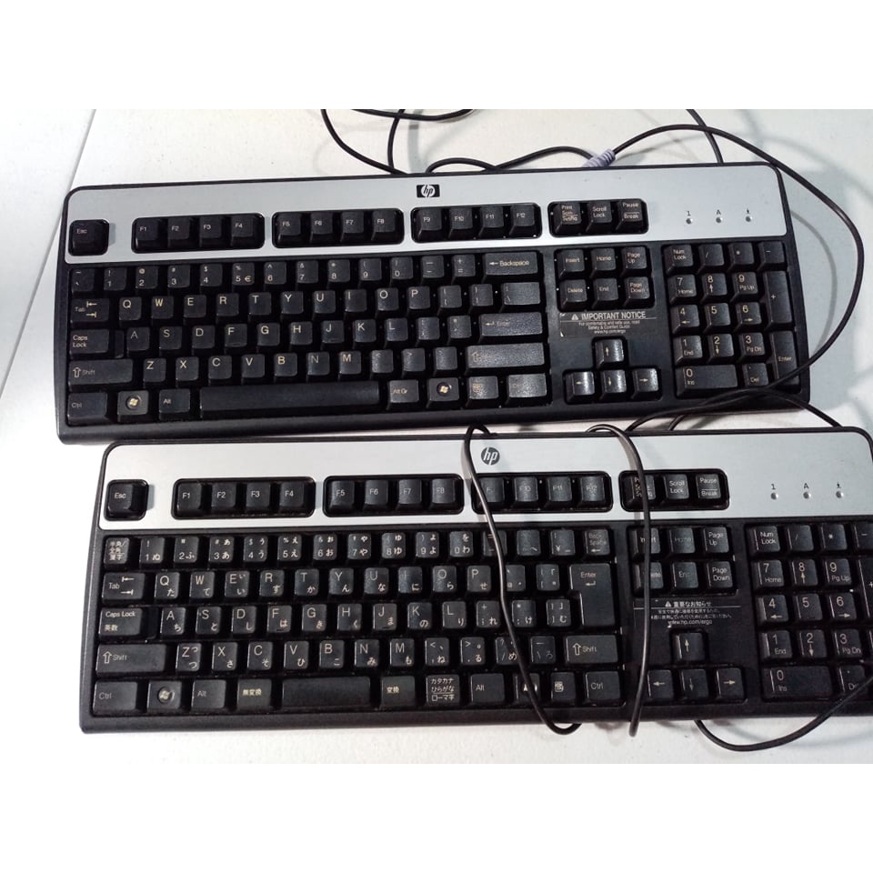 Original HP Black PS2 Keyboard KB0316 Shopee Philippines