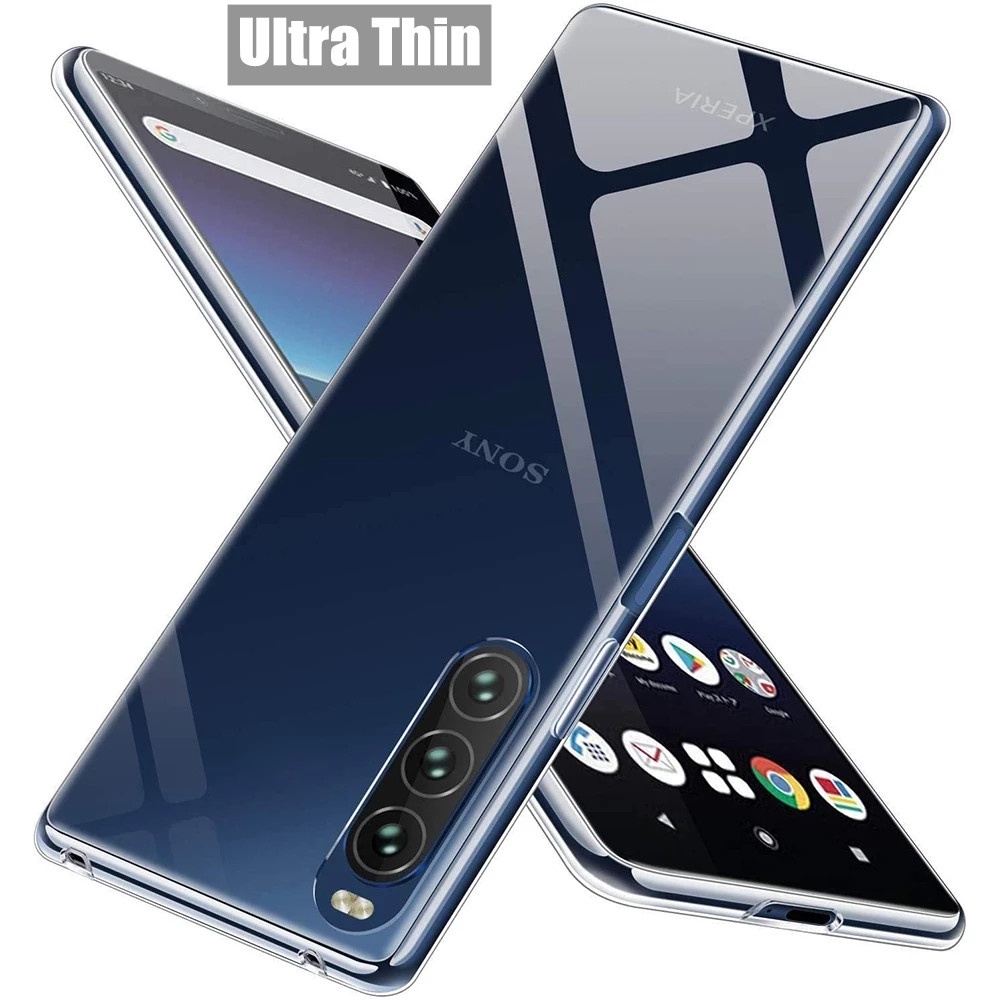 Clear Shockproof TPU Case For Sony Xperia 1, 5, & 10 Series (Models I Through VII) - Slim Fit