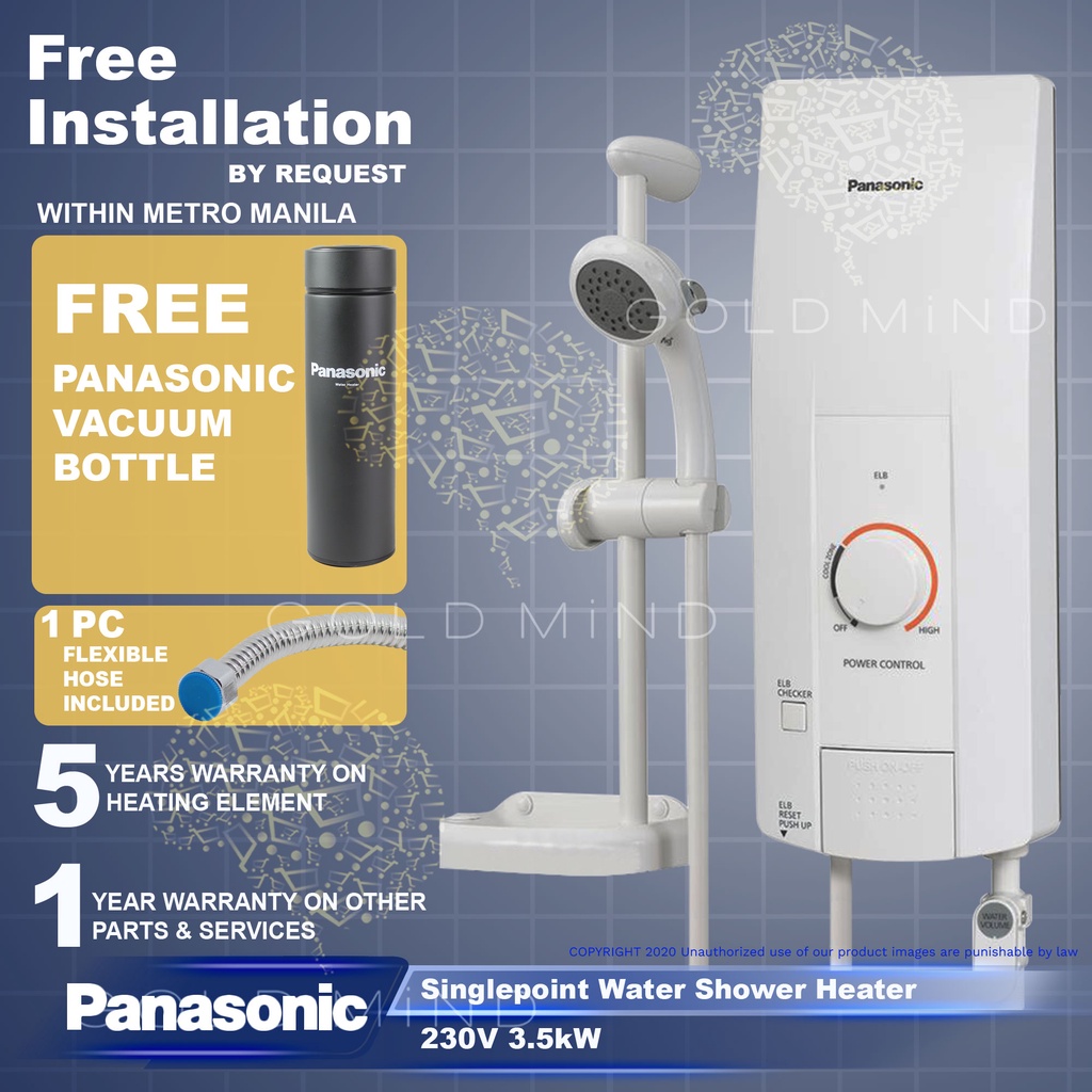 in Stock Hot Sale)Panasonic Water Heater DH3HS2P Single Point Shower Heater  Gift 2kup HNF cfPt | Shopee Philippines