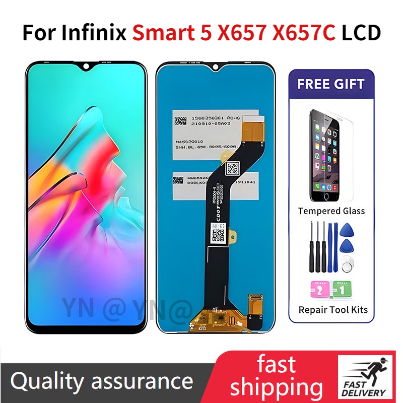 Infinix Smart 5 X657 X657c Hot 10 Lite Lcd Display Touch Screen Complete Mobile Screen Touch