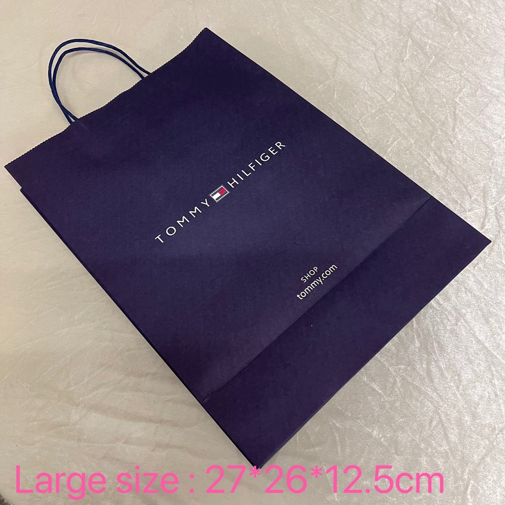 Tommy Hilfiger Paper Bag 1116002 Small Large size Shopee Philippines