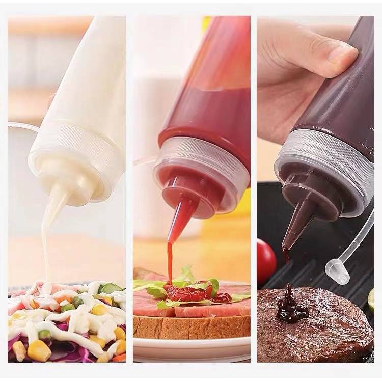 Squeeze Bottle Squeezing Bottle FOR Sauce Oil Gravy Milk Tea Shop Home