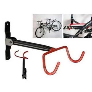 2 Pcs Stand Holder Bicycle Storage Cycling Bike Hook Garage Black Steel  Wall Mounted Heavy Duty Brackets Accessories Home Hanger - AliExpress