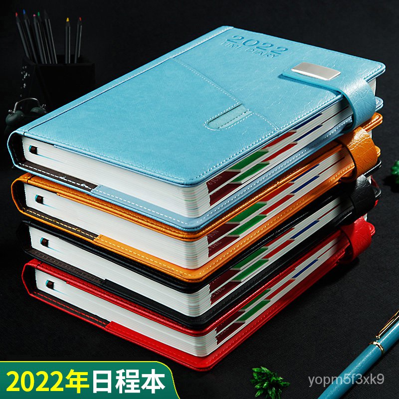 2022 Schedule Book 365 Day Calendar Clock in Self Discipline Time