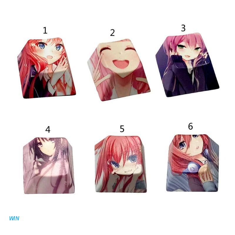 WIN Anime Avatar Keycap Dye-Subbed PBT Keycap Cherry Profile for ...