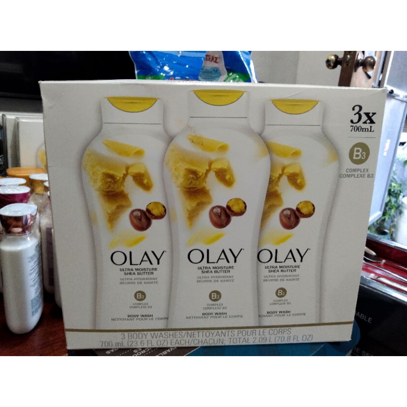 Olay Body Wash ULTRA MOISTURE ULTRA HYDRANT SHEA BUTTER +B3 Complex ...