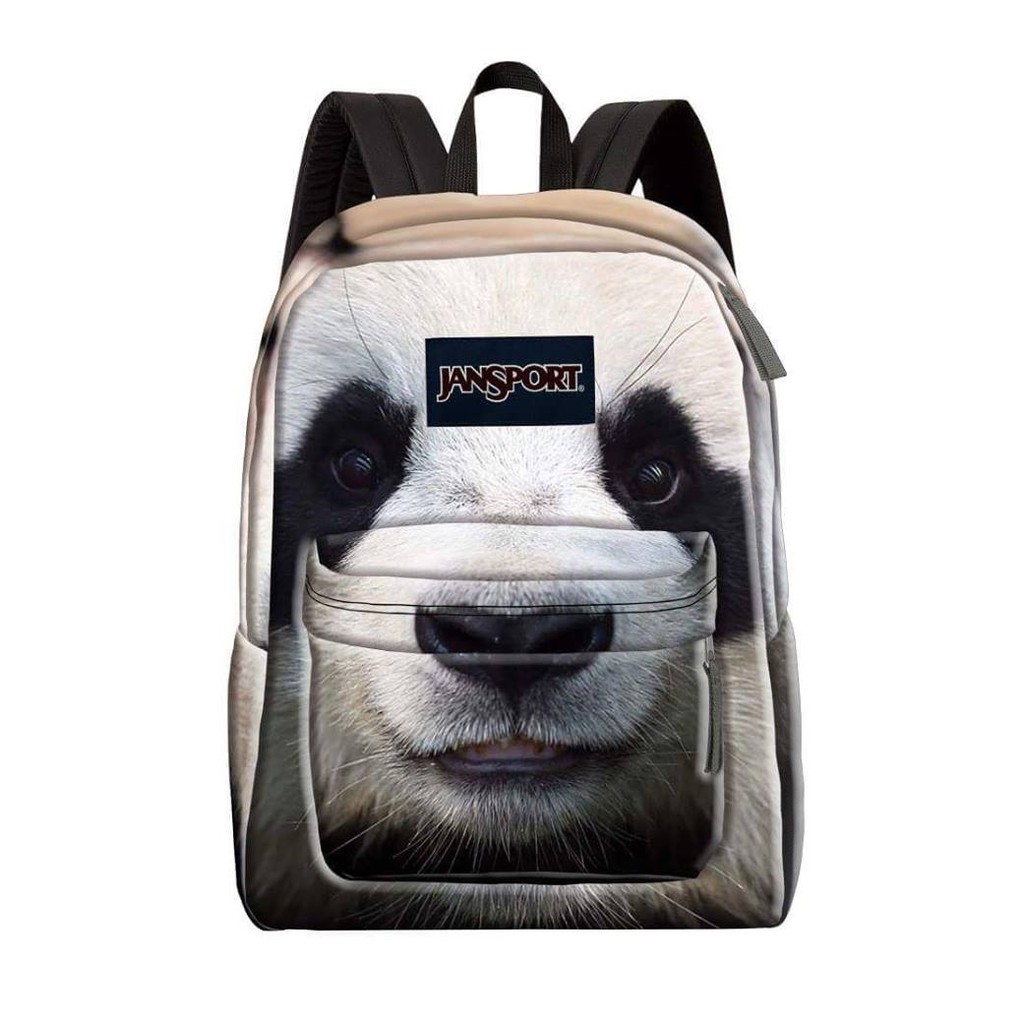 Jansport panda backpack sale