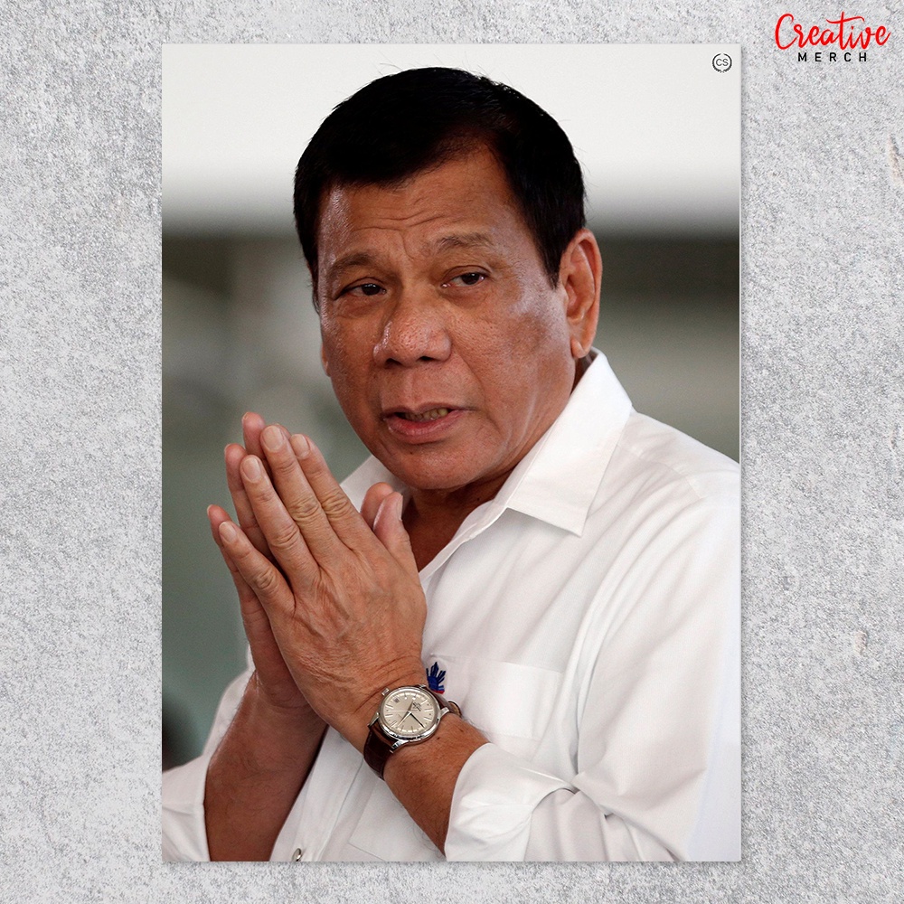 Philippines President Rodrigo Duterte HD Poster Print A3 size (30x42 cm ...