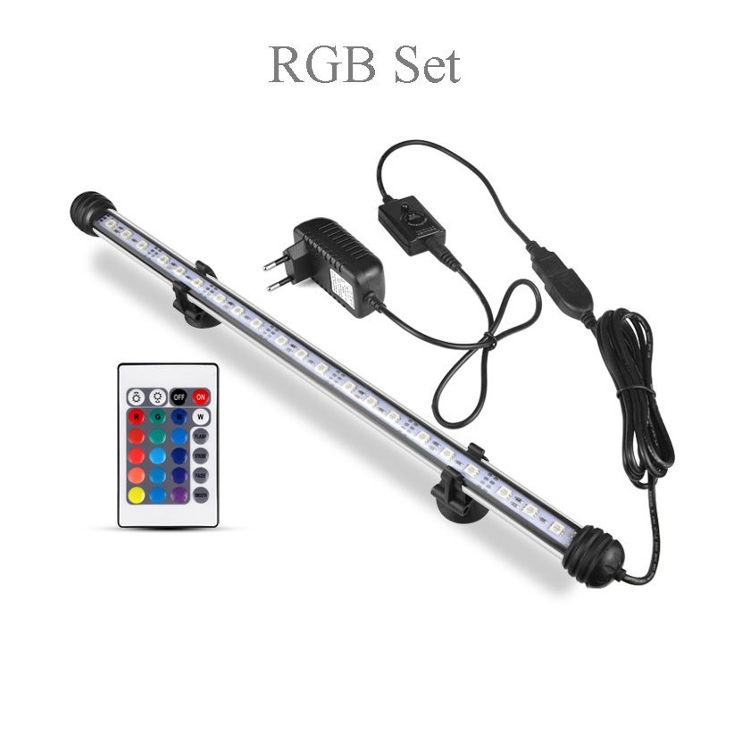 Aquarium LED Bar Light Waterproof Fish Tank Light 19/29/39/49CM ...