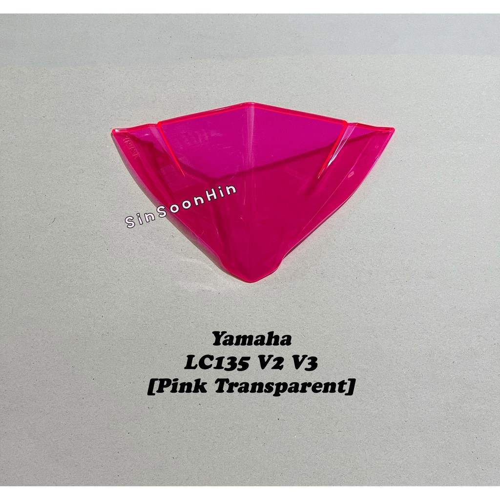 Yamaha LC135 V2 V3 (BIG) Visor Windshield Transparent - PINK | Shopee ...