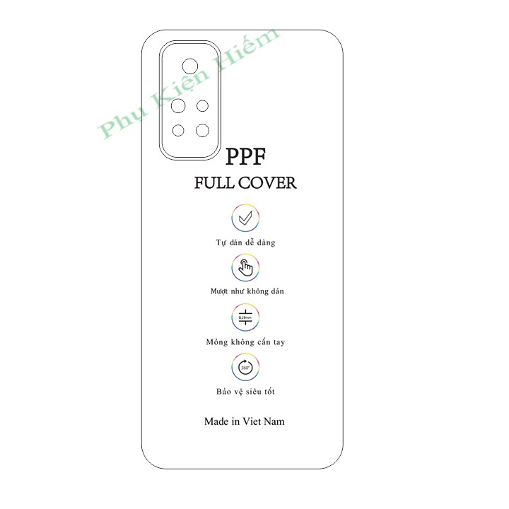 PPF flexible sticker on the back of Redmi Note 11 - Redmi Note 11S ...