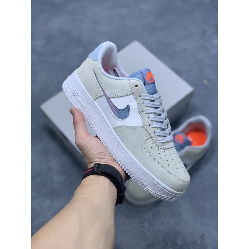 Nike Air Force 1 LV8 GS Pure Platinum/Indigo Fog-White - CJ4093