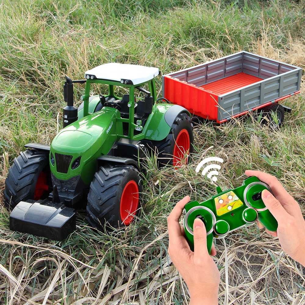 Big Farmer Car Rc Truck Trailer Dump Rc Tractor 2.4G Remote Control