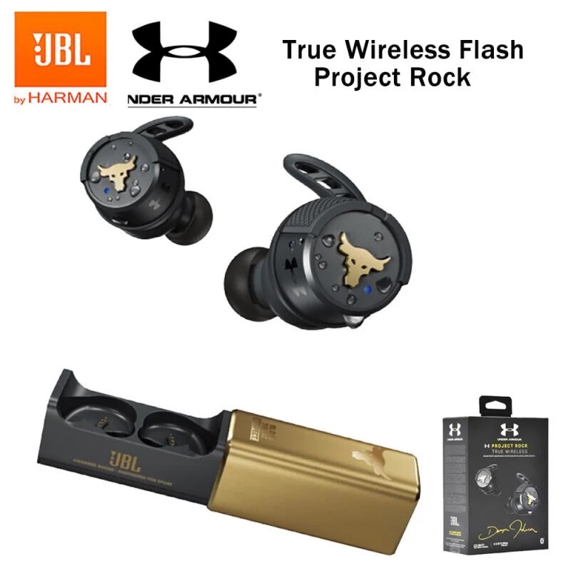 JBL Under Armour Project Rock Flash True Wireless Earbuds UA