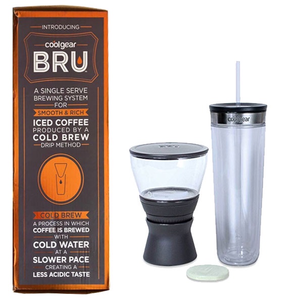 Cool Gear Bru Single Serve Coffee Cold Brew System 21 Oz