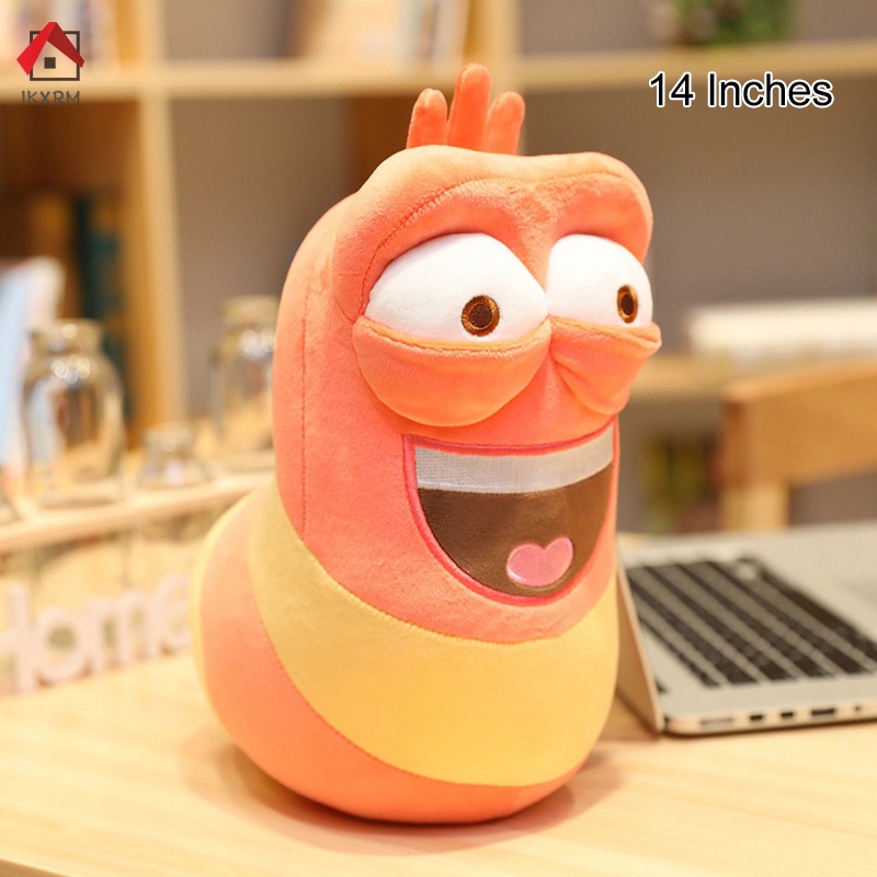 Korean Cartoon Larva Plush Doll Funny Cartoon Worm Stuffed Plushies ...