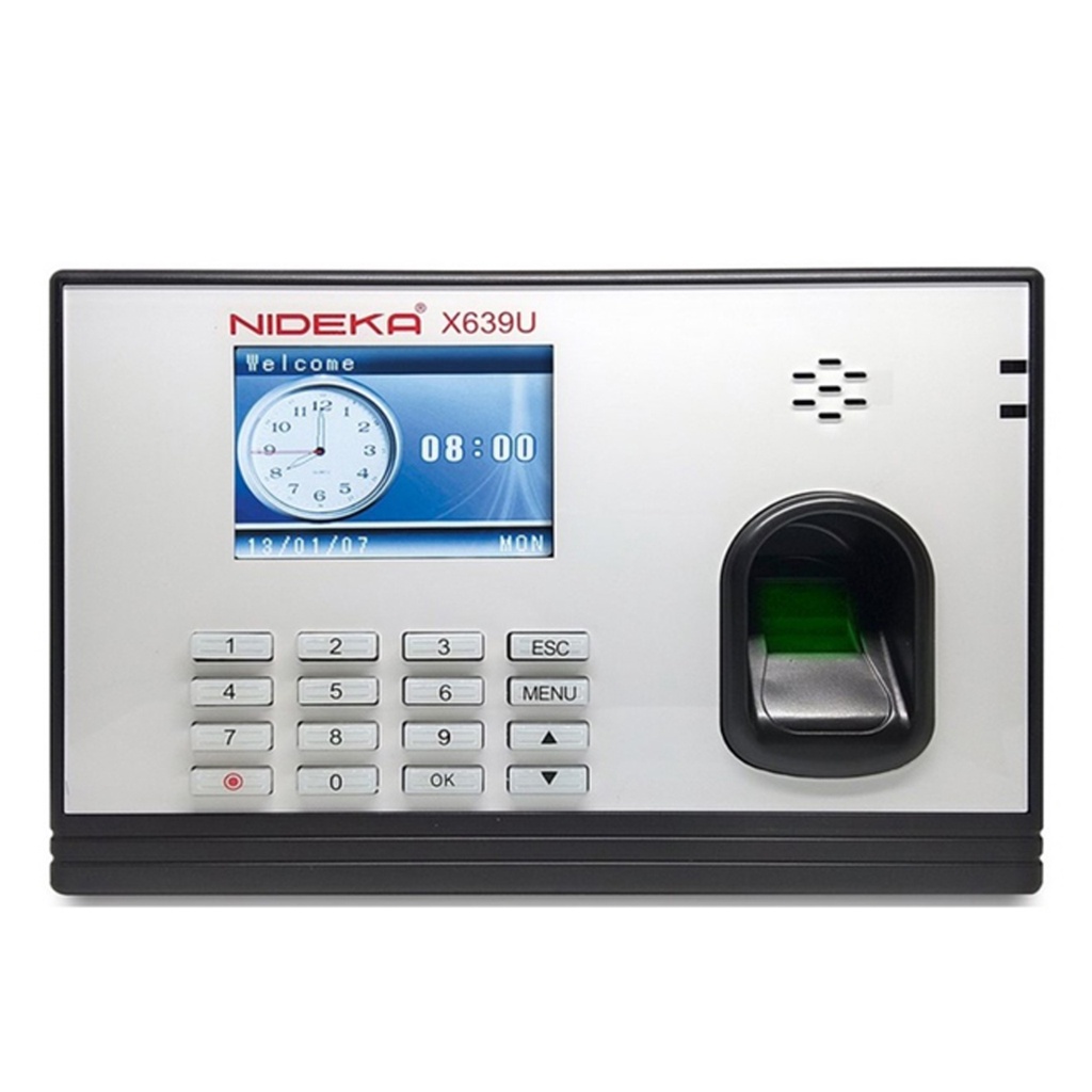 Nideka Bundy Clock X639 Network Biometrics | Shopee Philippines